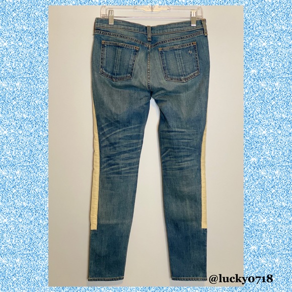 Rag & Bone EUC Skinny Racer Relay Jean Sz 27 - Picture 4 of 7